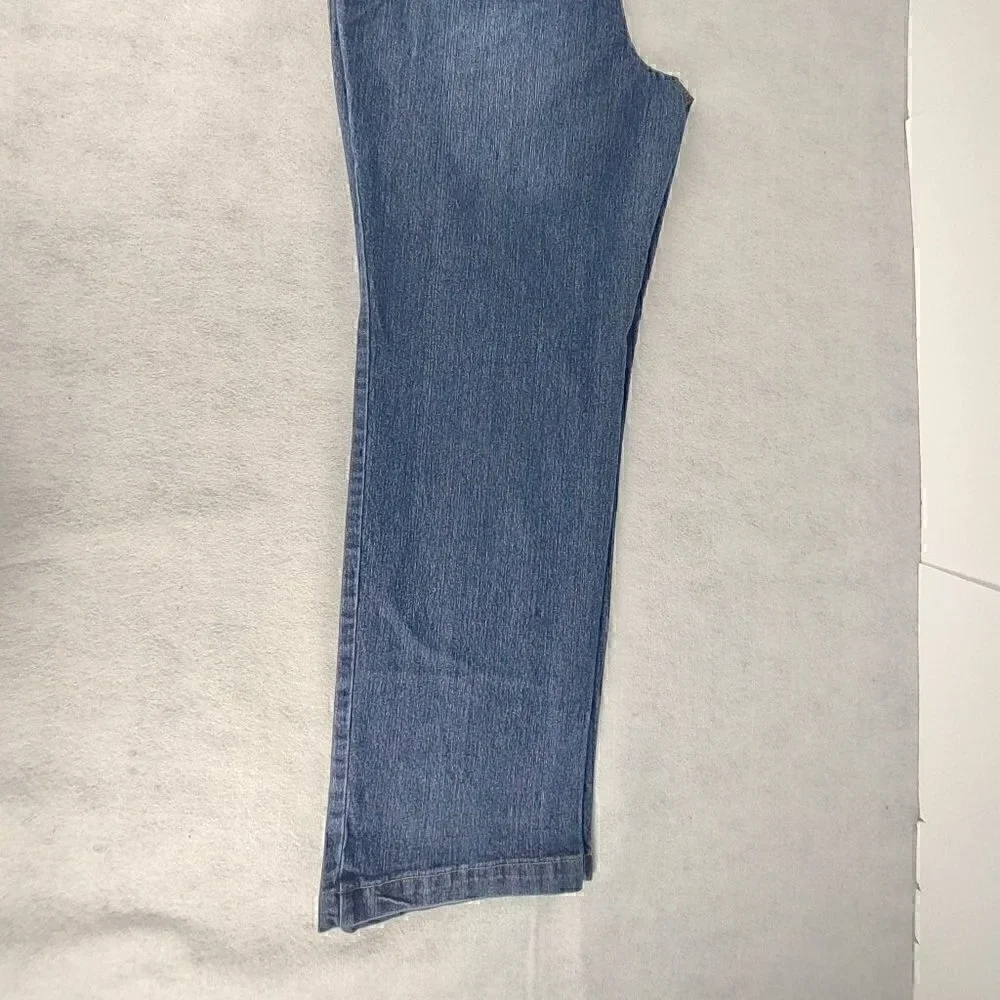 Cato Women's Medium Rise Classic Straight Leg Denim Blue Jeans Size 18W